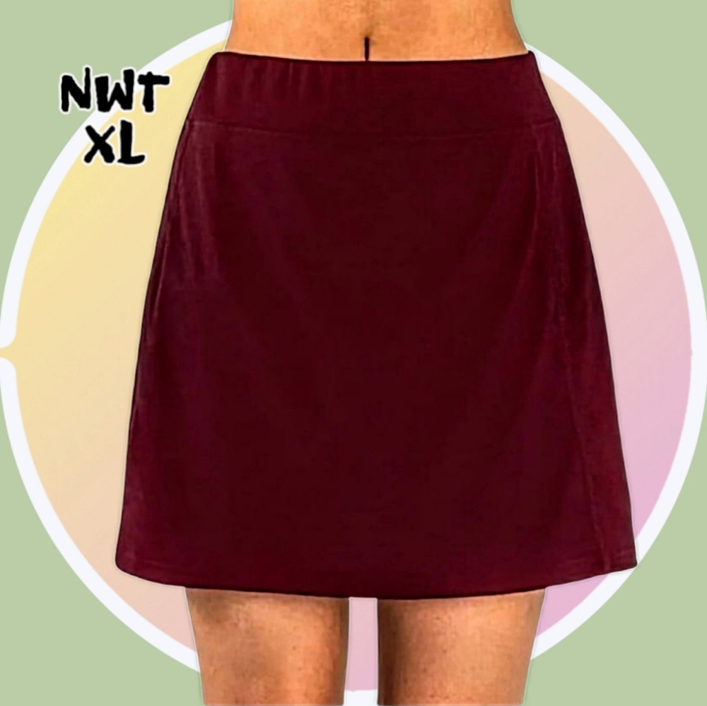 NWT XL Effortless Stretch Comfort Skort w Pockets